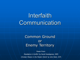 Interfaith Communication