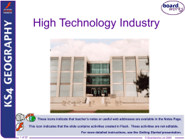 High-technology industry