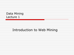 Web Mining - bhecker.com