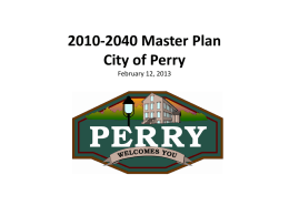City of Perry Master Plan