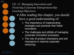 Strategic Management: Text and Cases