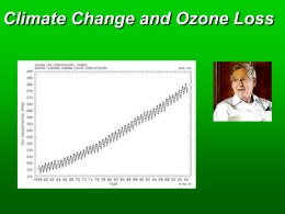 Global Warming and Ozone Depletion