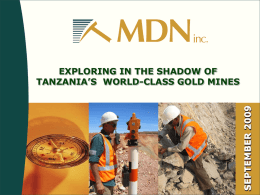 Northern Mining Explorations Ltd.