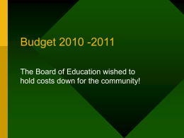 Budget 2005-2006