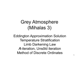 Grey Atmosphere (Mihalas 3)