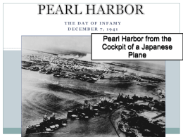 PEARL HARBOR - Rutherford County Schools