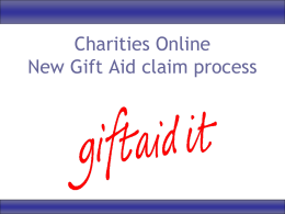 Gift Aid - Parish Resources