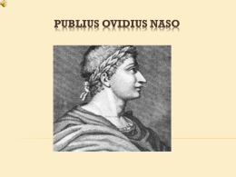 Publius Ovidius Naso - Colonisation and Migration