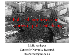 Narrative Analysis and Political Psychology