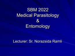 Medical Parasitology & Entomology