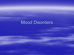 Mood Disorder - Santa Barbara Therapist