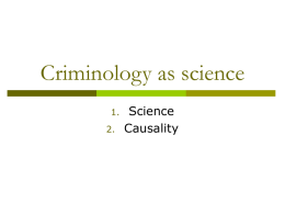 Sociology as science - Washington State University