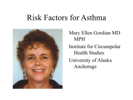 Asthma and the Environment - Northern Arizona University