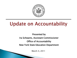Update on Accountability