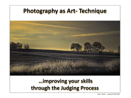 Photography as Art and learning it