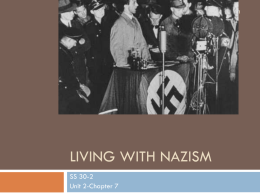 Living With Nazism - Harry Collinge High School