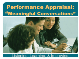 Performance Appraisal