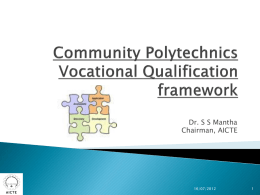 National Vocational Education Qualification framework