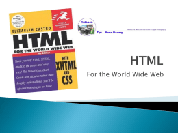 HTML - Web Page Design 1