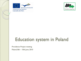Education system in Poland
