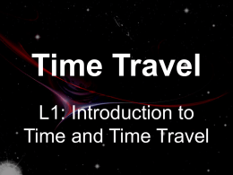 Time Travel - Dan Weijers