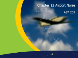 Chapter 12 Airport Noise - Indiana State University
