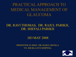 PRACTICAL APPROACH TO MEDICAL MANAGEMENT OF …