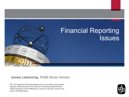 Improving financial reporting’s contribution to financial