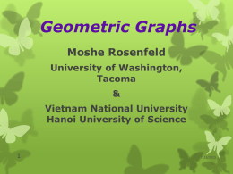 Geometric Graphs