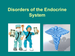 Disorders of the Endocrine System