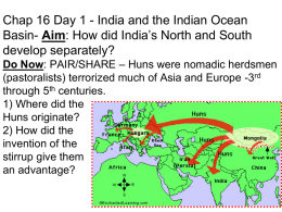 Chap 16 Day 1 India and the Indian Ocean Basin
