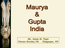 Maurya & Gupta Empires
