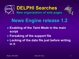 DELPHI Searches