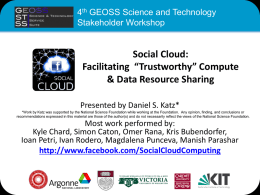 Social Cloud: Cloud Computing in Social Networks