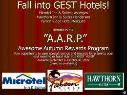 Fall into GEST Hotels! Microtel Inn & Suites Las Vegas