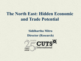 The North East: Hidden Economic and Trade Potential