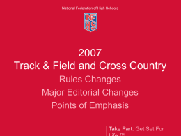 Track and Field/Cross Country