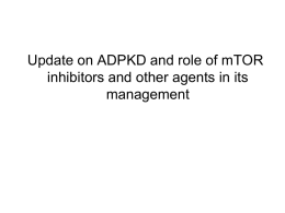 Newer developments in PKD - A search for the gene is completed