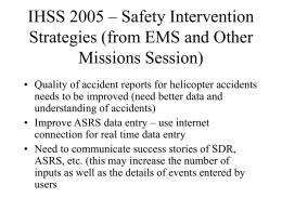 IHSS 2005 – Safety Intervention Strategies (from EMS and