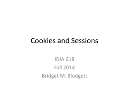 Cookies and Sessions - Negative Karma Engine