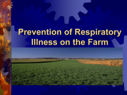 Prevention of Respiratory Hazards on the Farm