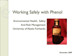 PHENOL - University of Alaska Fairbanks