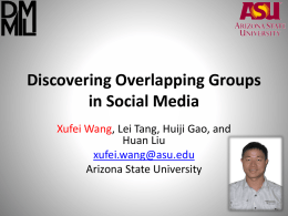 Discovering Overlapping Groups in Social Media