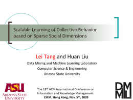 Scalable Learning of Collective Behavior based on Sparse