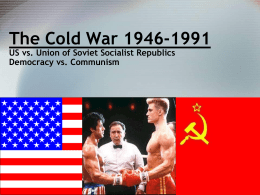 The Cold War - Schoolwires