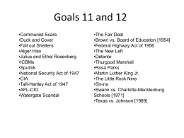 Goals 11 and 12