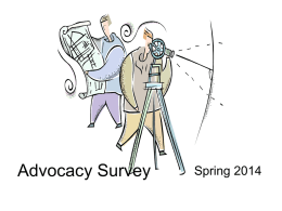 Advocacy Survey - University of Houston Law Center