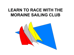 LEARN TO RACE - Moraine Sailing Club