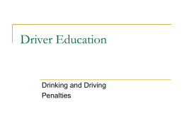 Driver Education - Long Branch Public Schools