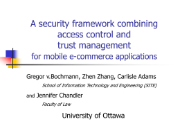 An access control and trust management combined
